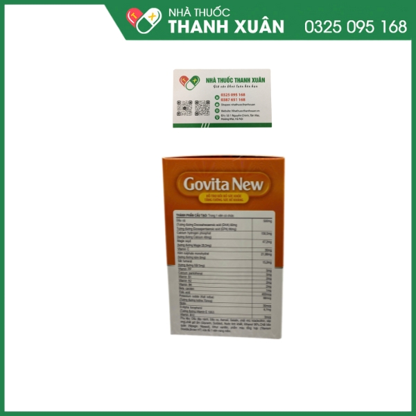 Govita New - Bổ sung vitamin và các khoáng chất cần thiết cho cơ thể